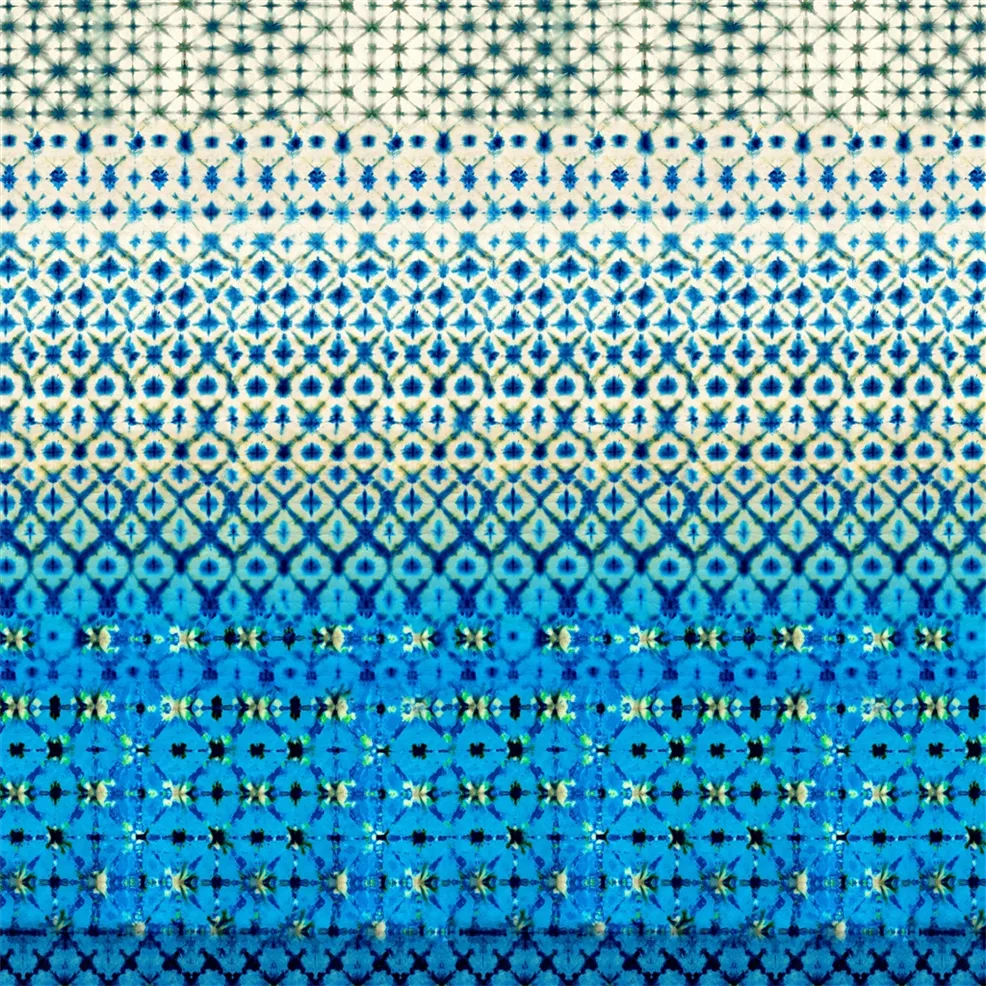 Karaoshi Tie Dye Panel 01 Indigo | Designers Guild Europe