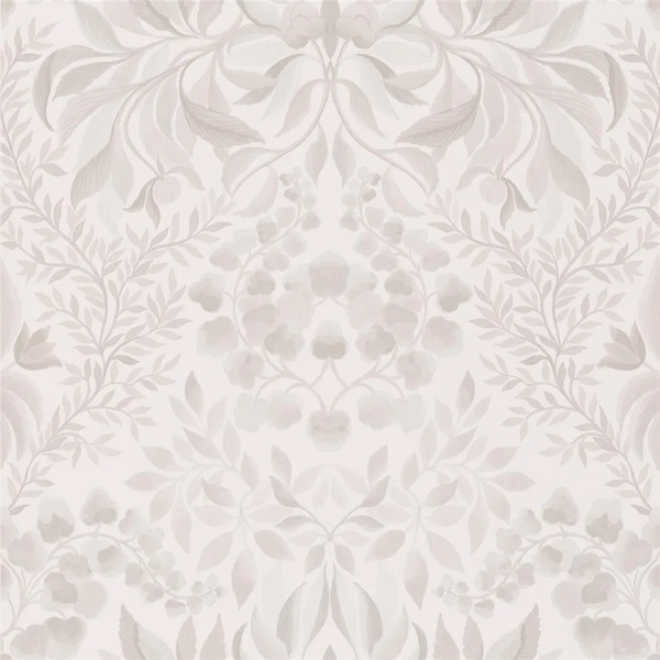 Karakusa Damask Vines Chalk Wallpaper | Designers Guild Europe