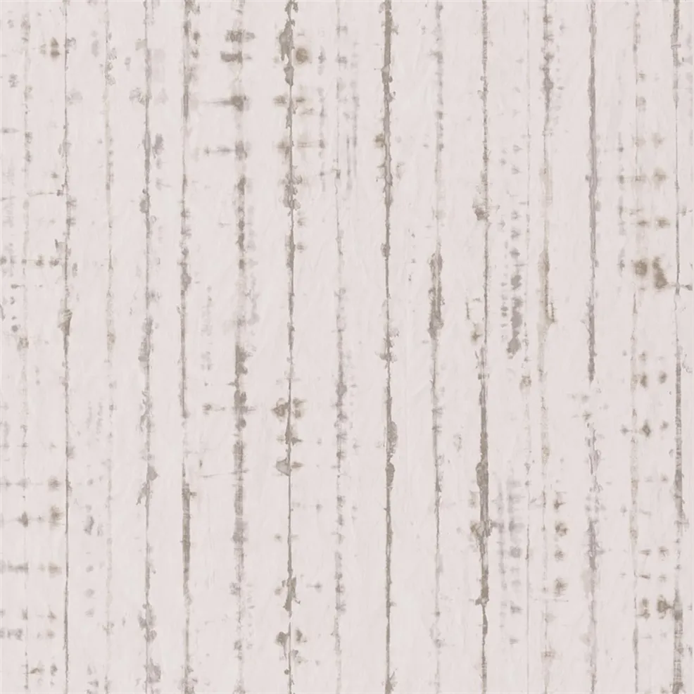 Shiwa Stripe Stone Wallpaper | Designers Guild Europe