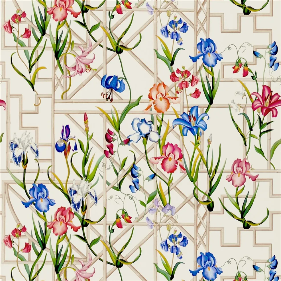 Fretwork Garden 01  Wallpaper | Christian Lacroix Europe