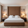 Aragon - Cocoa Bean Performance Vinyl Upholstered Headboard | Architectural Fabrics
