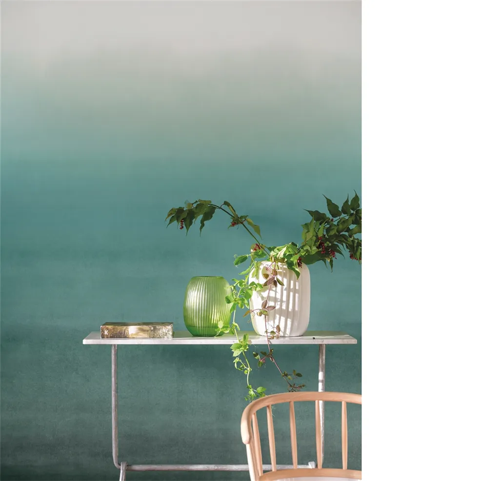 Shoshi Ombre Panel 02 Duck Egg | Designers Guild Europe