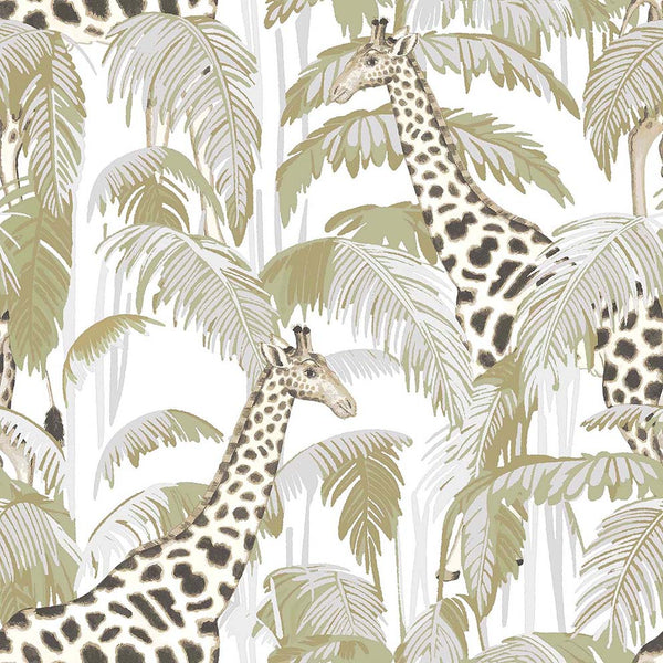 Safari Gentile White | Masi Wallcovering