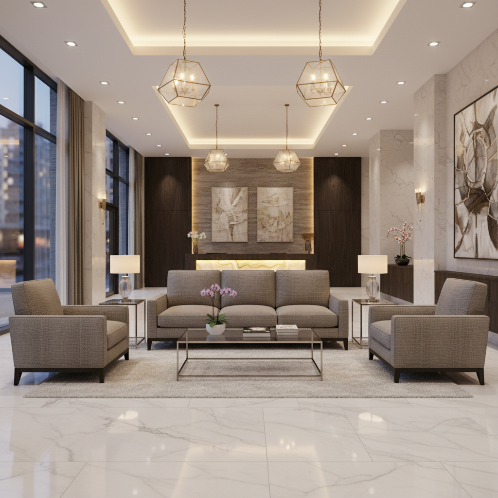 Snake Cay - Slate Upholstered Sofa | Architectural Fabrics