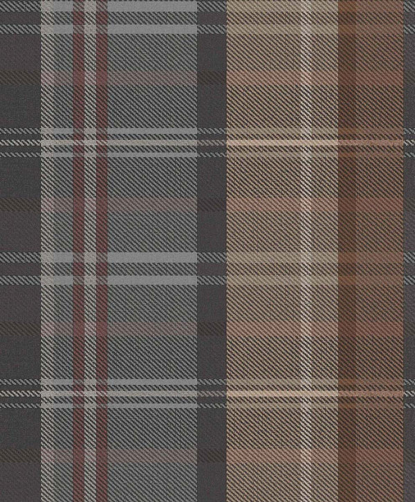 Casa Di Tartan Black | Masi Wallcovering
