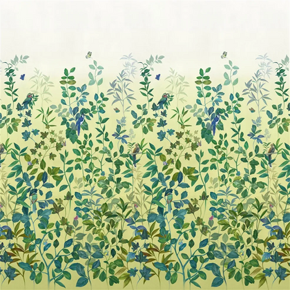 Voliere Summer Garden Panel 01 Lemongrass Yellow | Designers Guild Europe