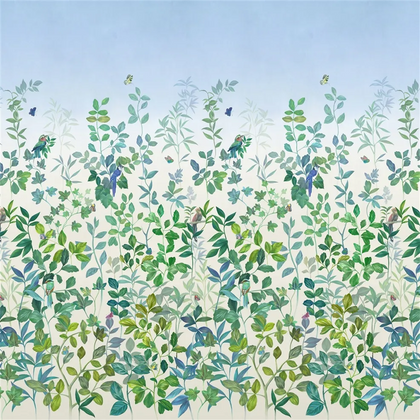 Voliere Summer Garden Panel 02 Sky | Designers Guild Europe