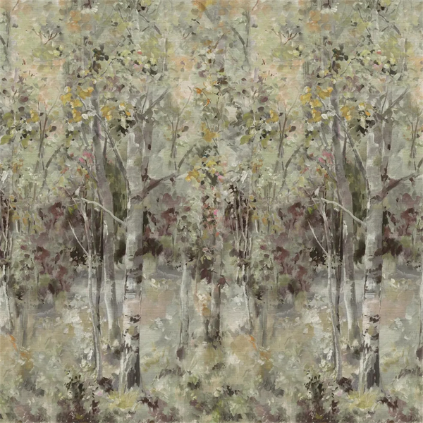 Bois de Bouleau Grasscloth Scene 2 Panel 1  Wallpaper | Designers Guild Europe