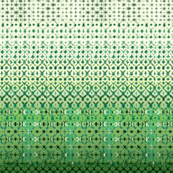 Karaoshi Tie Dye Panel 03 Emerald | Designers Guild Europe