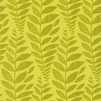 Odhni Batik leaf 04 Moss | Designers Guild Europe