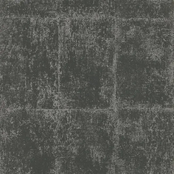 Saru Block Leaf Graphite | Designers Guild Europe