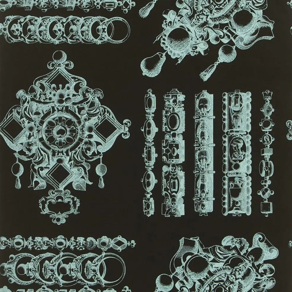 La Main au Collet 06 Piscine Wallpaper | Christian Lacroix Europe