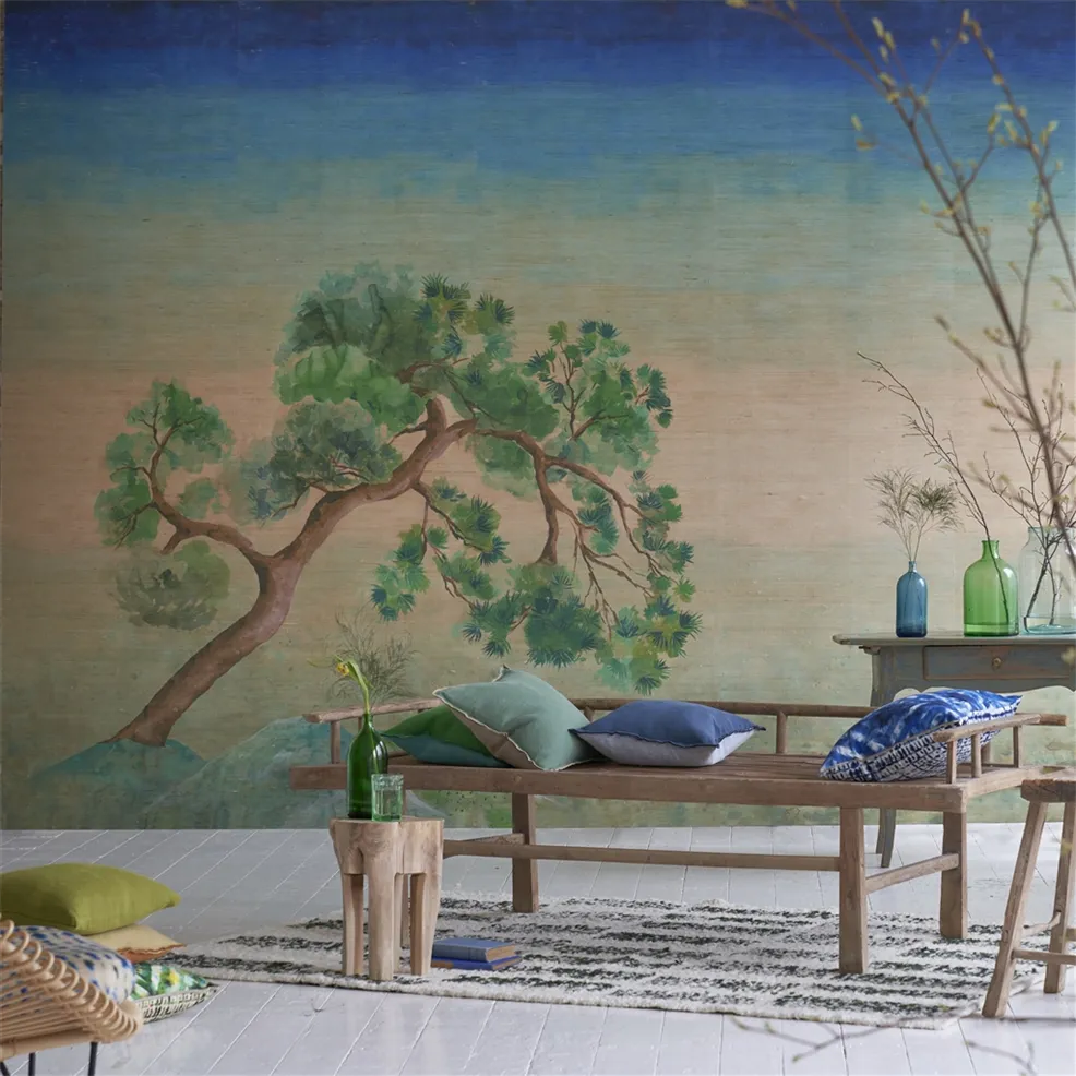 Scene D'Arbre Grasscloth Panel 1  Wallpaper | Designers Guild Europe