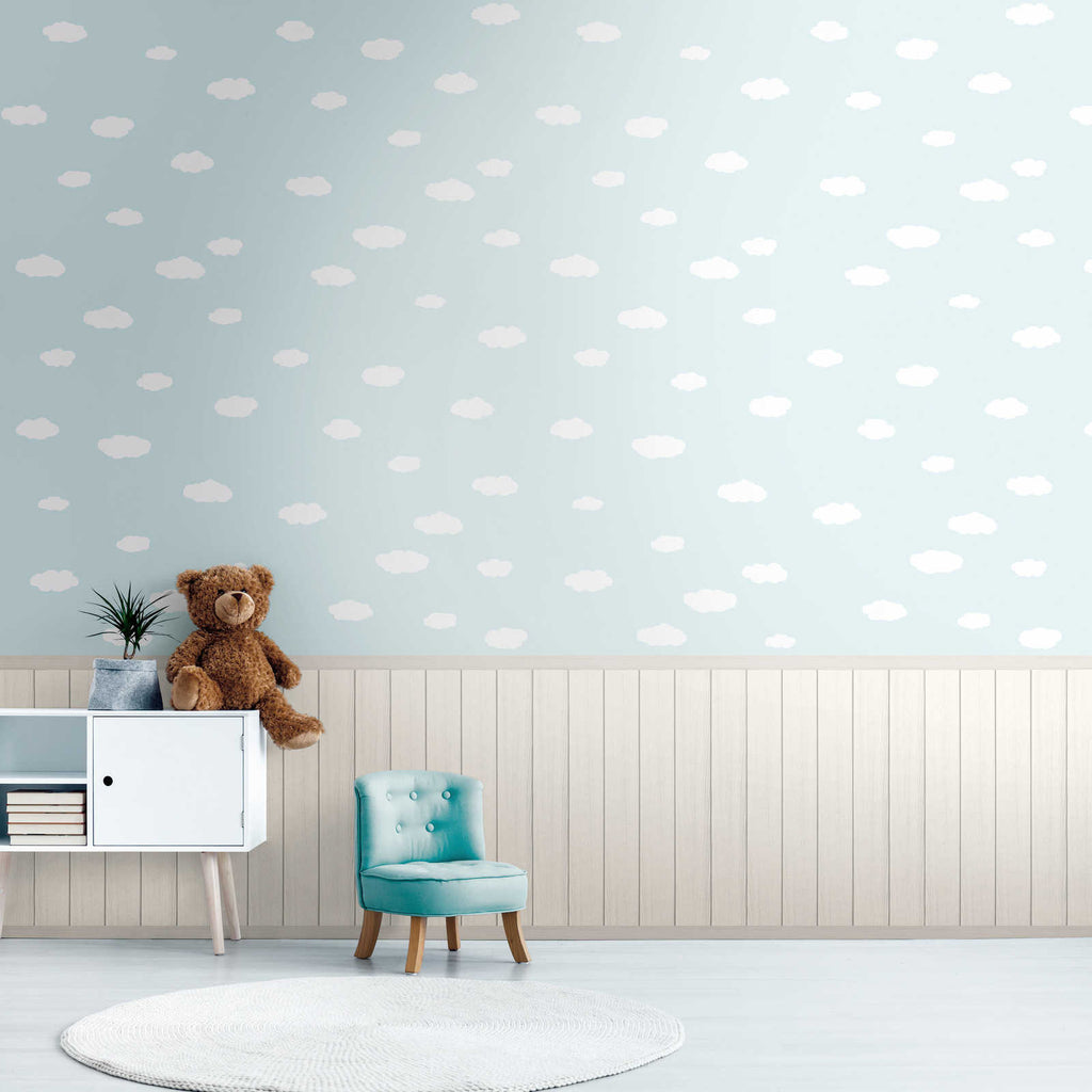 A.s. Creation Design Panel Wallpanel Lightblue Wallcovering | AS Creation