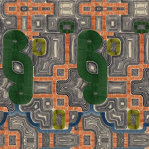 En Allant Aux Baux Swirls Grasscloth Panel   Wallpaper | Christian Lacroix Europe