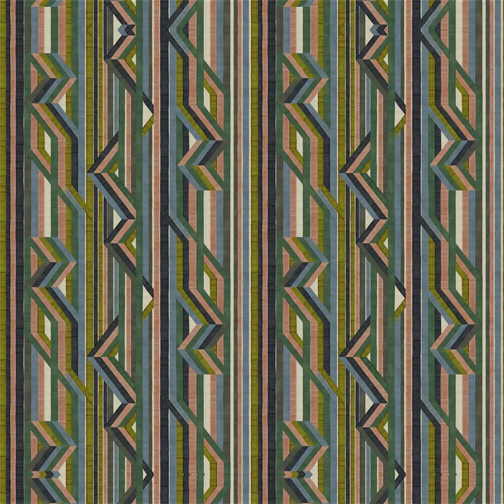 Reflets Sur Le Rhone Grasscloth Panel   Wallpaper | Christian Lacroix Europe