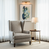 Red Hook - Fog Upholstered Chair | Architectural Fabrics