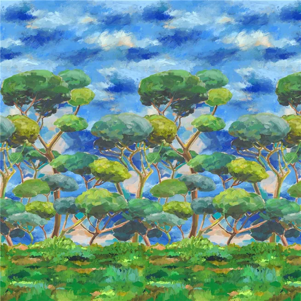 Matsu Cobalt Wallpaper | Designers Guild Europe