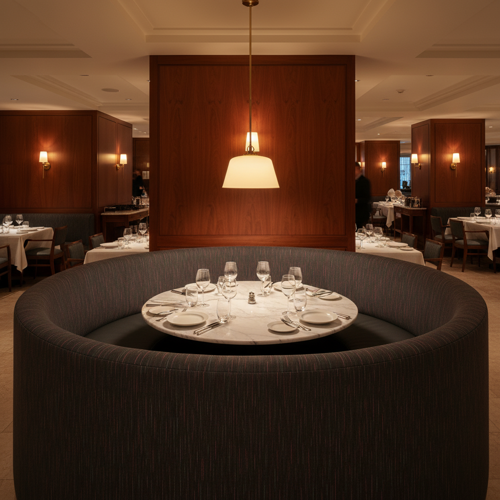 Stitchwork Bay - Evening Upholstered Banquette | Architectural Fabrics