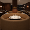 Fine Woven Texture Cocoa Bean Upholstered Banquette | Architectural Fabrics
