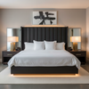 Vintage Harbor - Onyx Upholstered Headboard | Architectural Fabrics