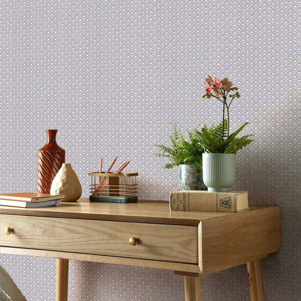 Gio Denim Blue - Grey Wallcovering | 1838 Wallcoverings
