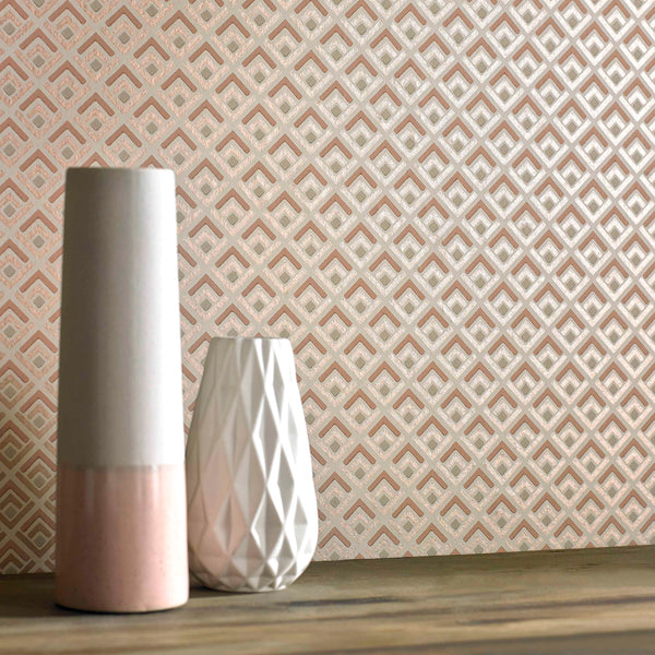 Gio - Pink Wallcovering | 1838 Wallcoverings