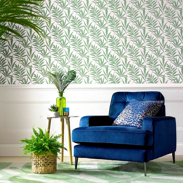 Verdi - Green Wallcovering | 1838 Wallcoverings