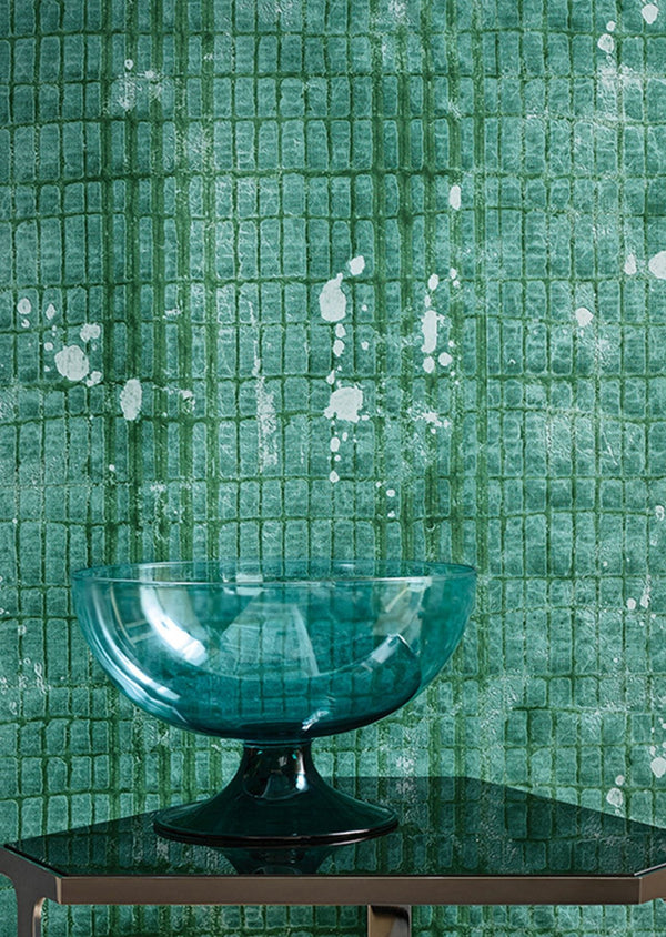 Alya Teal | Wall&decò Wallcovering