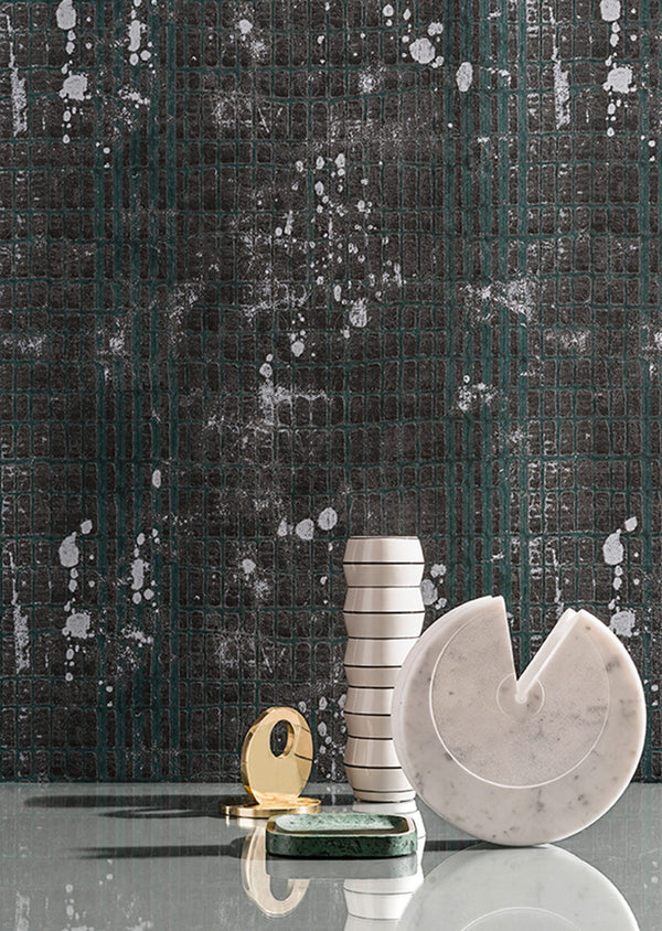 Alya Petrol | Wall&decò Wallcovering