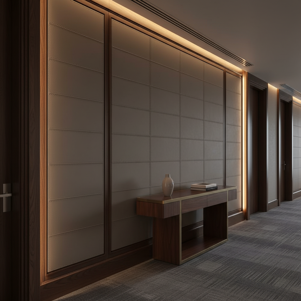 Puerto Plata - Bark Upholstered Wall Panel | Architectural Fabrics