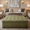 Turf Bay - Forest Upholstered Ottoman | Architectural Fabrics