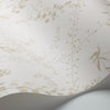 Bladranker Natural Room Setting | Schumacher Wallpaper
