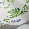 Köksväxter Leaf Room Setting | Schumacher Wallpaper