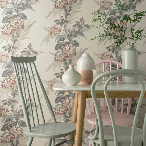 Aurora Beach - Pink Wallcovering | 1838 Wallcoverings