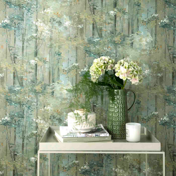 Glade Moss - Green Wallcovering | 1838 Wallcoverings