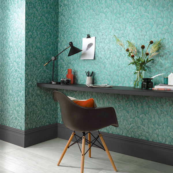 Tranquil Seafoam - Green Wallcovering | 1838 Wallcoverings