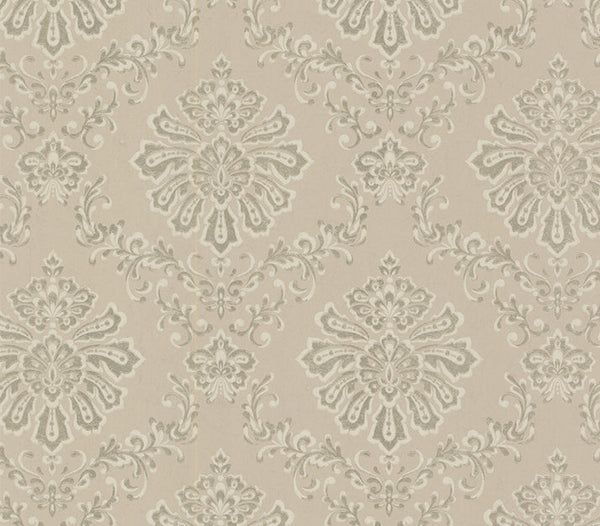Broughton Taupe - Natural Wallcovering | 1838 Wallcoverings