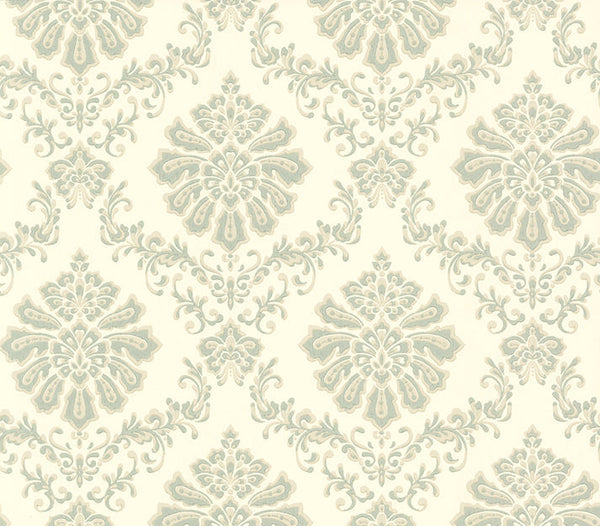 Broughton Seafoam - Green Wallcovering | 1838 Wallcoverings