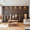 Marseilles Vinyl | Hollywood Wallcoverings - Retail Showroom commercial room setting