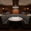 Snake Cay - Ebony Upholstered Banquette | Architectural Fabrics