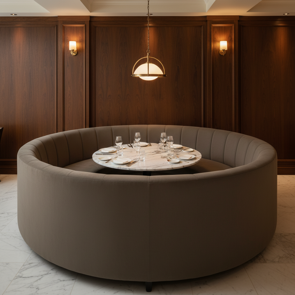 Soper Hole - Seal Upholstered Banquette | Architectural Fabrics