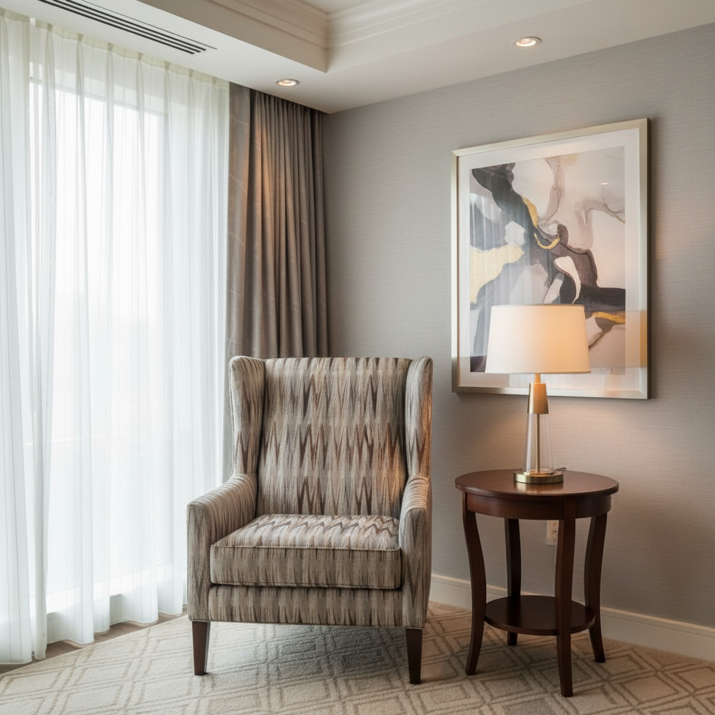 Apache - Emberwood Silicone Hybrid Upholstered Chair | Architectural Fabrics
