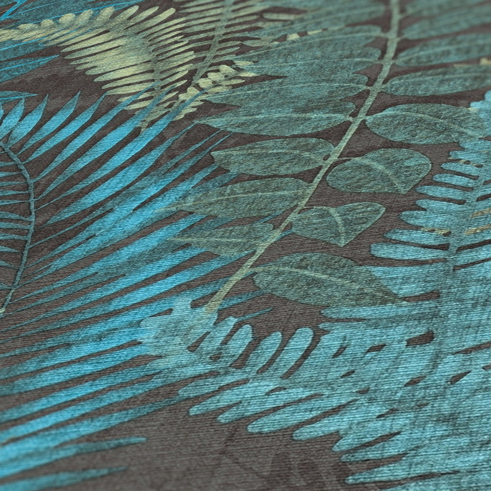 Famous Garden Charcoal Wallcovering | AS Creation