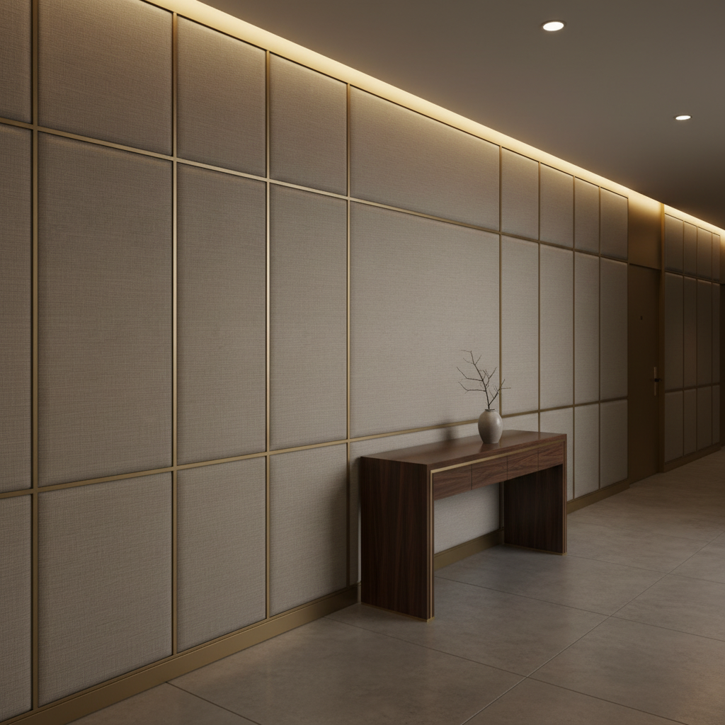 Turneffe - Trail Upholstered Wall Panel | Architectural Fabrics