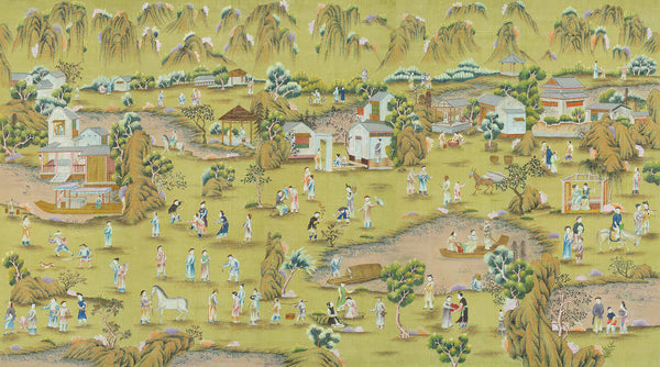 Hampton Court — Vivid Olive India tea paper
