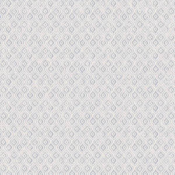 Jaipur Linen, Blue Wallcoverings | Schumacher