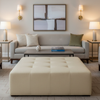 Kick Em Jenny - Beach Upholstered Ottoman | Architectural Fabrics