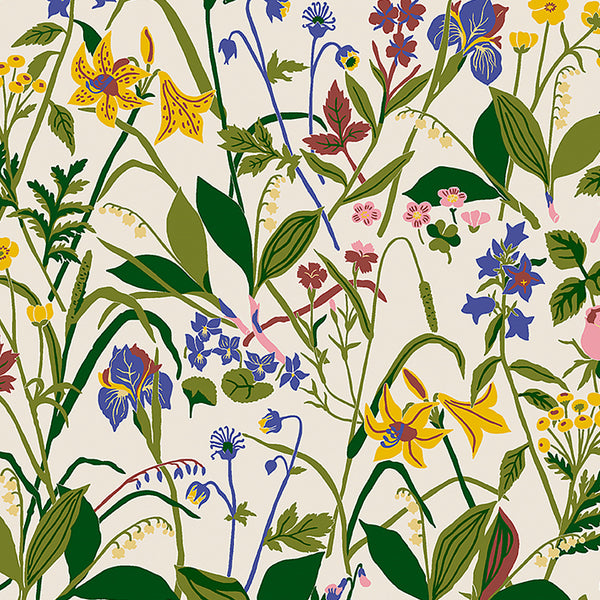 Ros Och Lilja, Ivory Wallcoverings | Schumacher