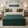 Kralendijk - Spruce Upholstered Ottoman | Architectural Fabrics